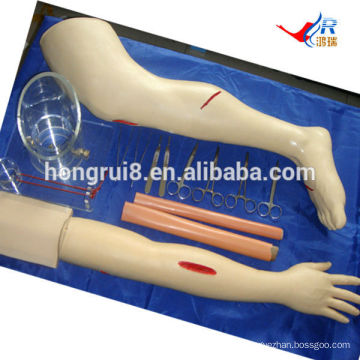 Simulateurs de formation à des exercices chirurgicaux multiples ISO, kit de suture chirurgicale